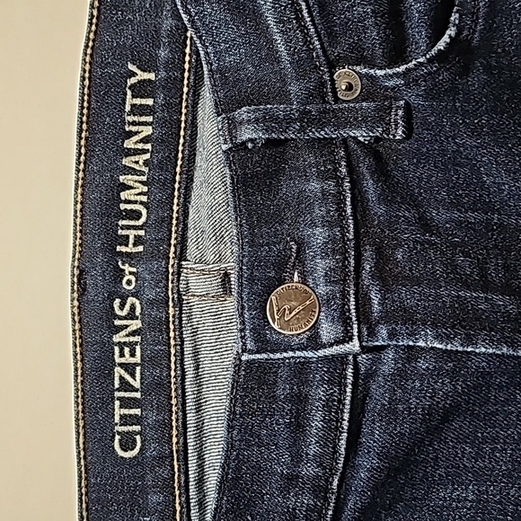 Citizens of Humanity Amber Blue Jeans Denim Pants Medium Rise Bootcut Stretch 28 - Picture 7 of 13